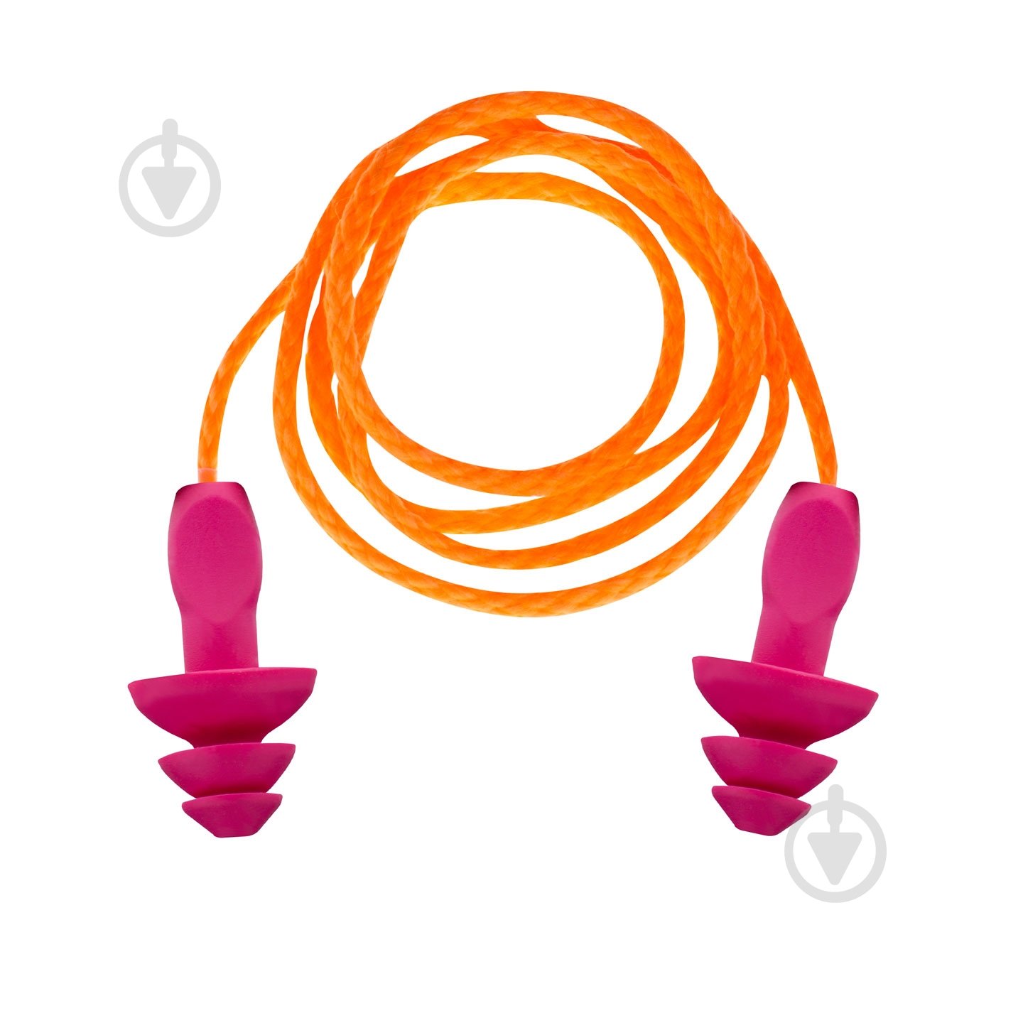 Беруші Silent з мотузкою та футляром, багаторазові 1453 1 пар - фото 1