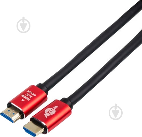 Кабель мультимедийный Atcom HDMI – HDMI 5 м черный (24945) - фото 2