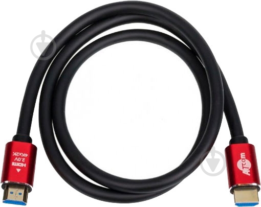 Кабель мультимедийный Atcom HDMI – HDMI 5 м черный (24945) - фото 1