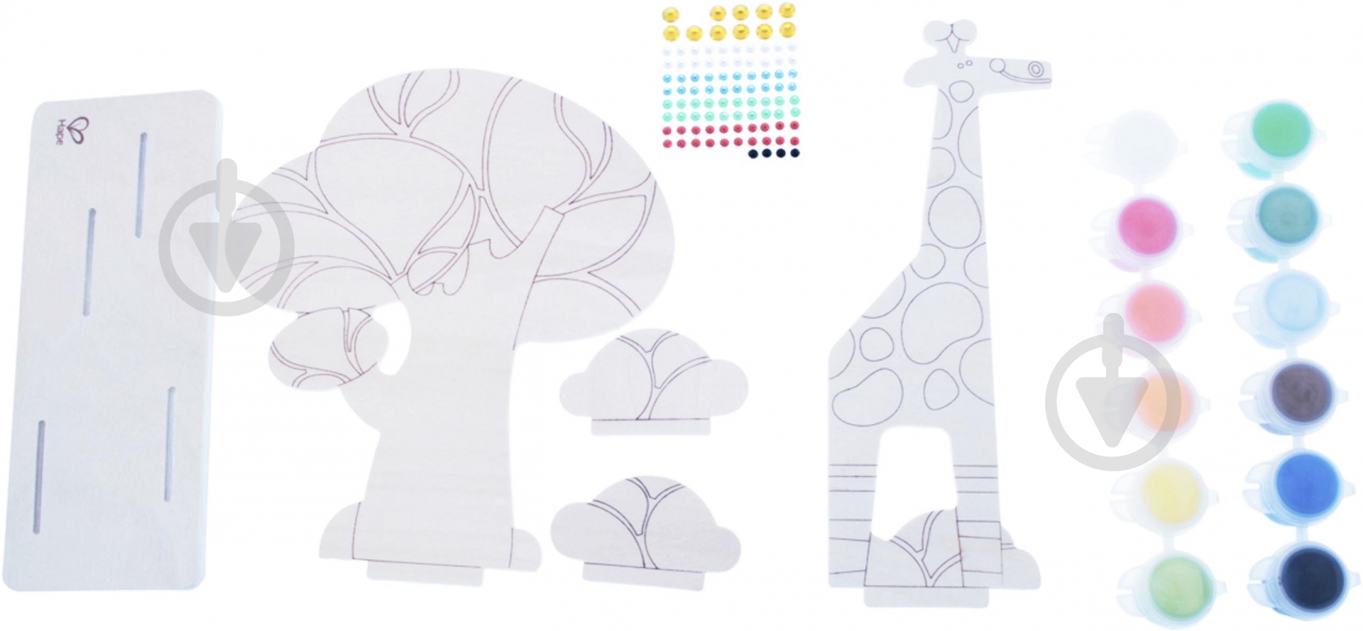 Набор для рисования Hape Джунгли Друзья E5109 - фото 3 Набор для рисования Hape Джунгли Друзья E5109 - фото 3