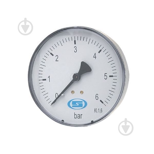Манометр Gross горизонтальный 50 мм 6.0 Bar - фото 1