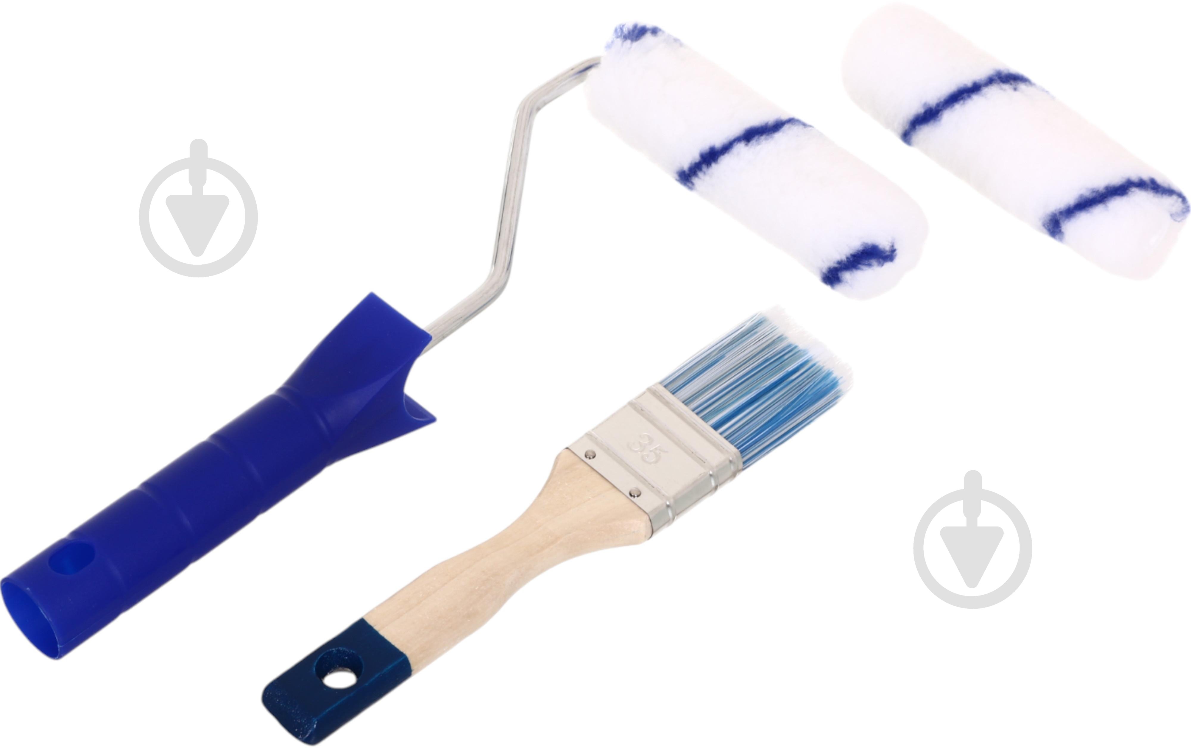 Ванночка для краски с валиком Tempo 100 мм с дополнительным валиком 100 мм и кисточкой 1,5" №72 - 0180-720000 - фото 5 Ванночка для краски с валиком Tempo 100 мм с дополнительным валиком 100 мм и кисточкой 1,5" №72 - 0180-720000 - фото 5