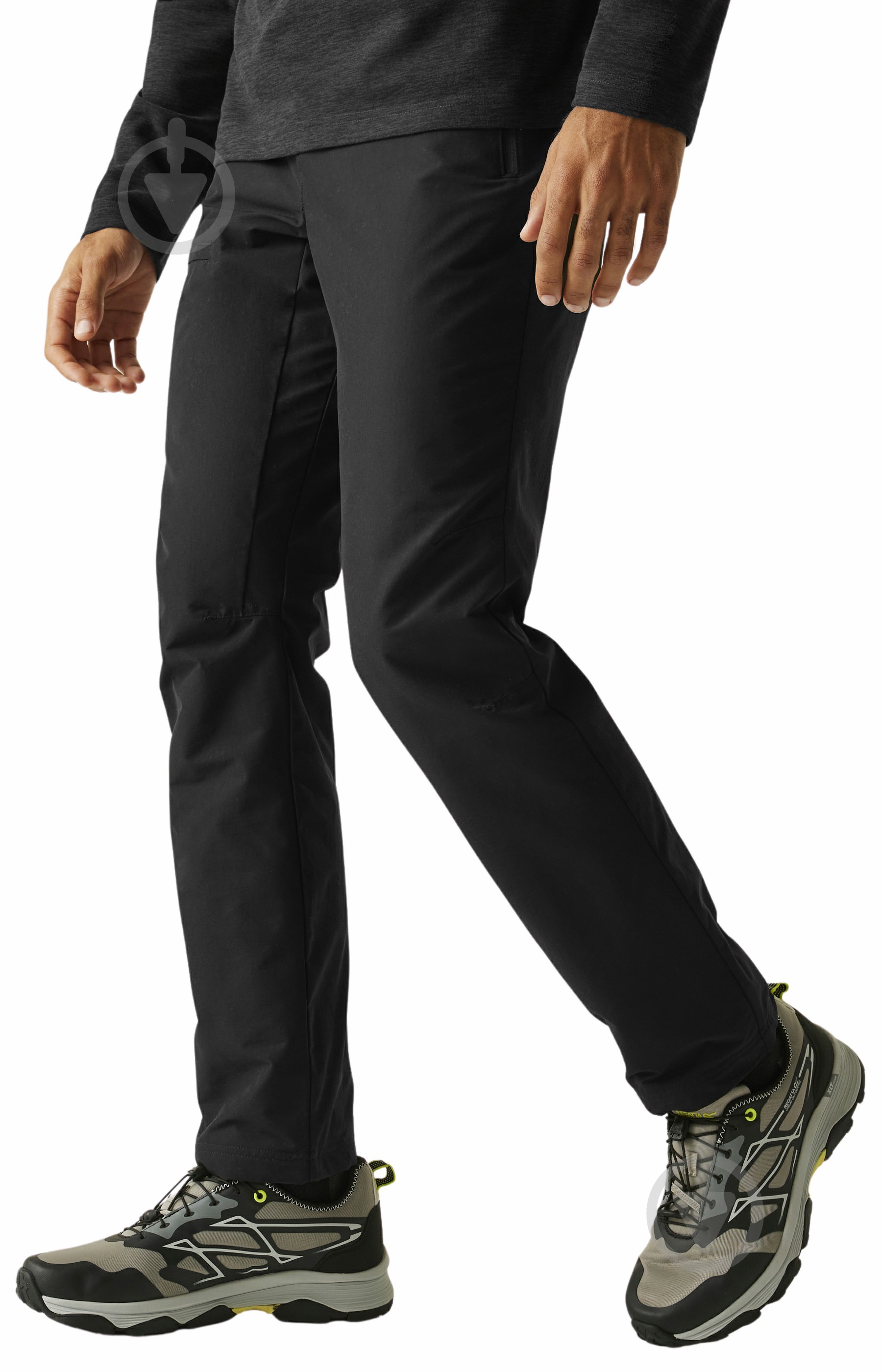 Штани Regatta HightonWtrTrs RMJ352-800 р. 32 чорний - фото 3 Штани Regatta HightonWtrTrs RMJ352-800 р. 32 чорний - фото 3