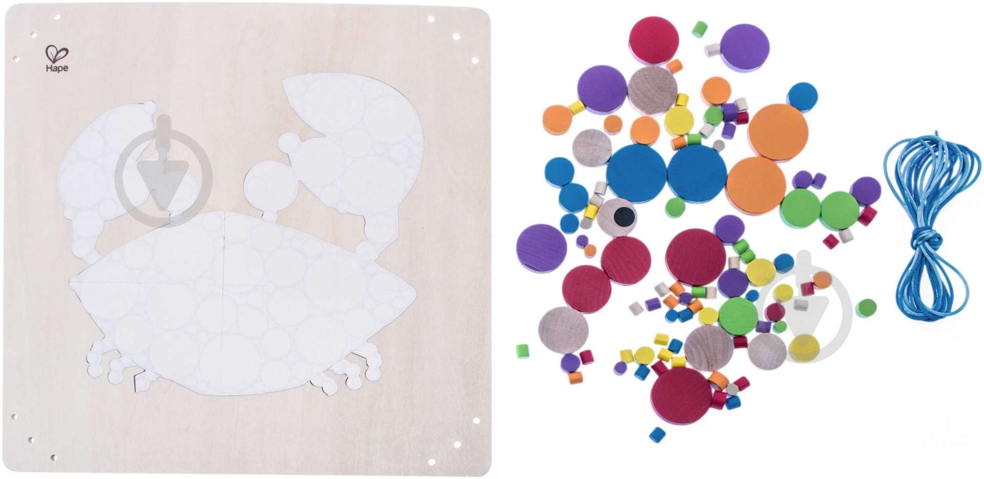 Мозаика для раскрашивания Hape Крабик E5113 - фото 3