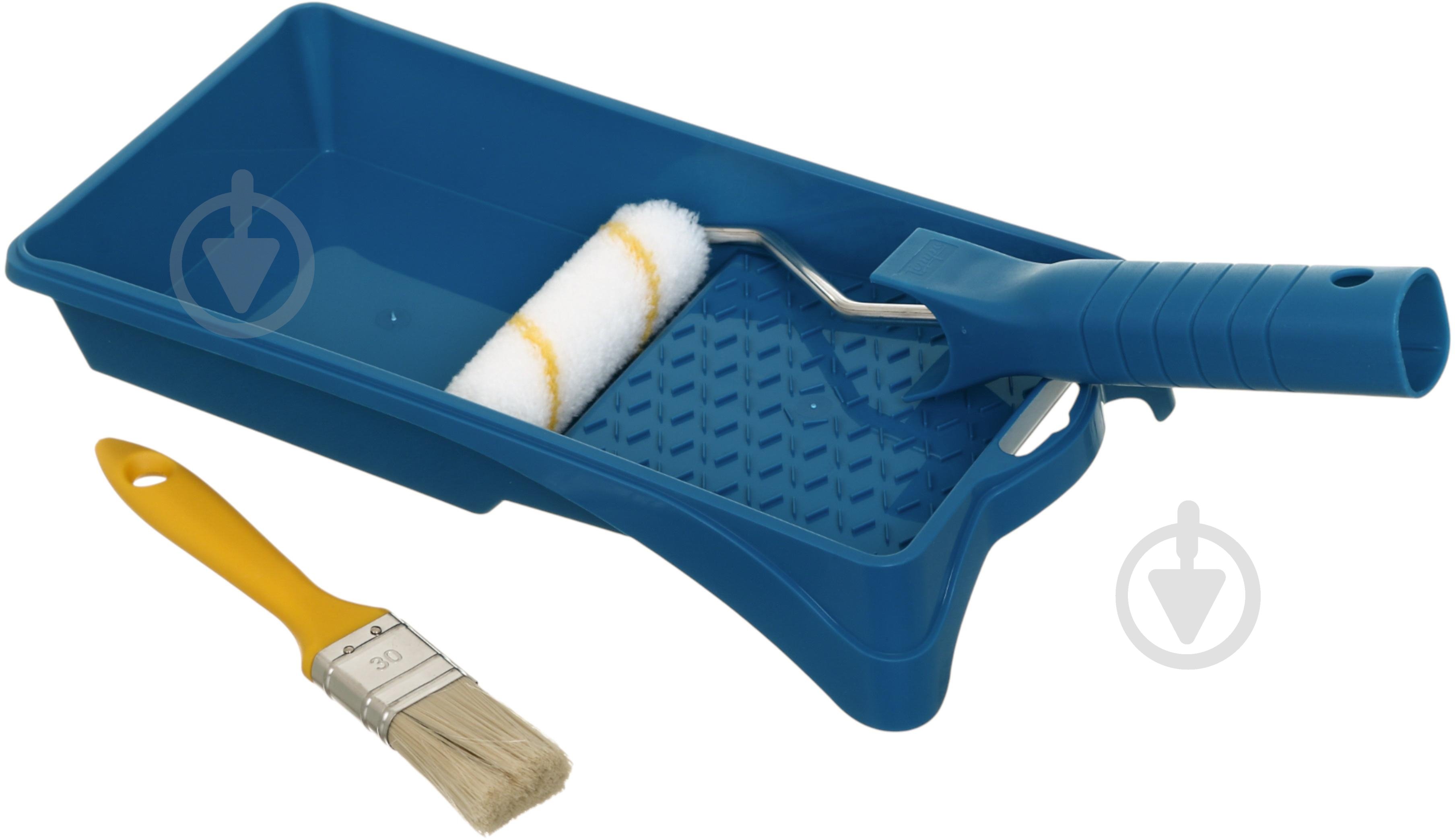 Ванночка для краски с валиком Tempo 100 мм и кисточкой 30 мм №56 - 0180-560000 - фото 3 Ванночка для краски с валиком Tempo 100 мм и кисточкой 30 мм №56 - 0180-560000 - фото 3
