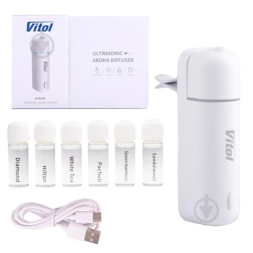 Ароматизатор на дефлектор Vitol White 30 мл - фото 1 Ароматизатор на дефлектор Vitol White 30 мл - фото 1