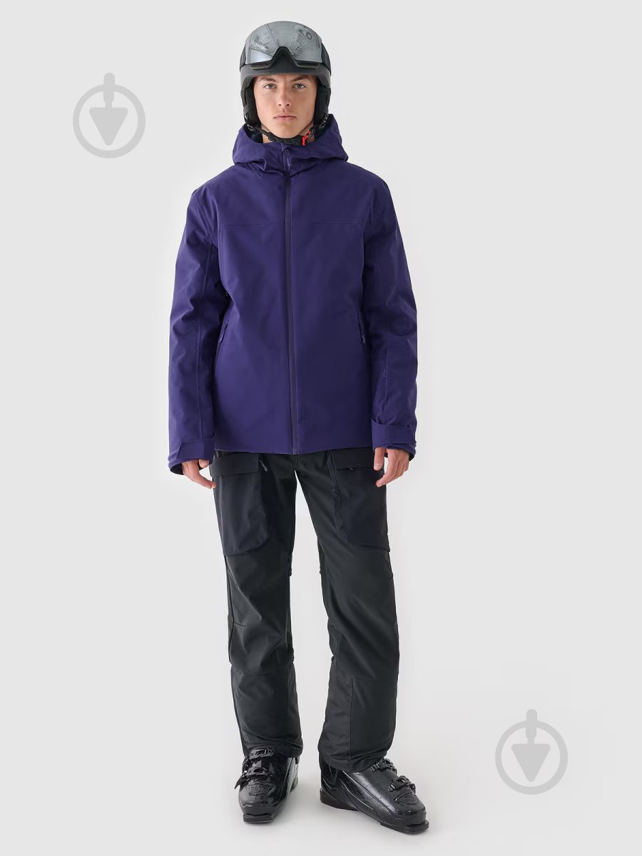 Куртка чоловіча зимова 4F TECHNICAL JACKET M579 4FWAW24TTJAM579-31S р.L синя - фото 3 Куртка чоловіча зимова 4F TECHNICAL JACKET M579 4FWAW24TTJAM579-31S р.L синя - фото 3