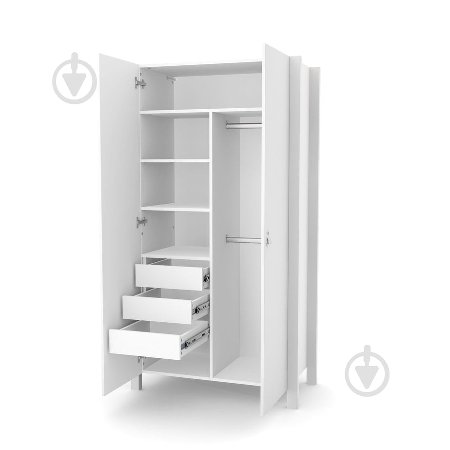 Шкаф Veres Монако 960 белый - фото 2