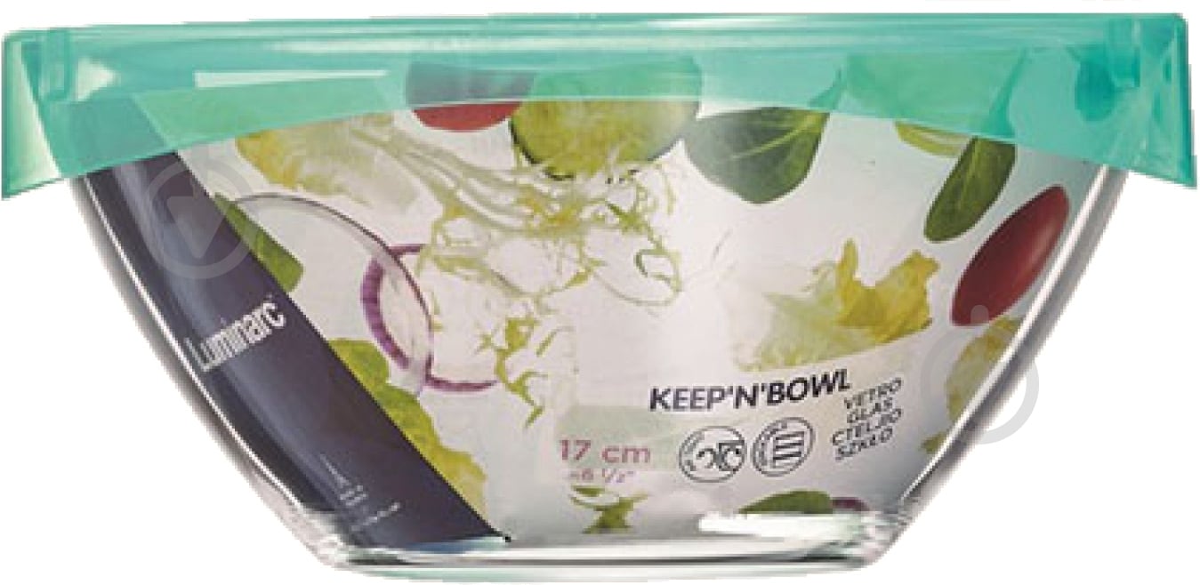 Салатник с крышкой Luminarc keep'n' box 170 мм p3672 - фото 1