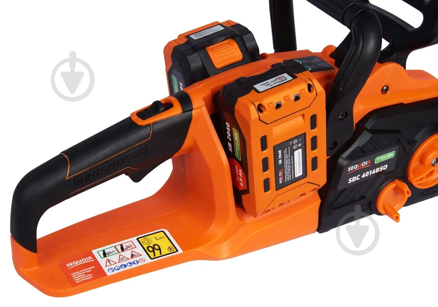 Пила цепная аккумуляторная SEQUOIA SBC4014BSO-E2W - фото 2