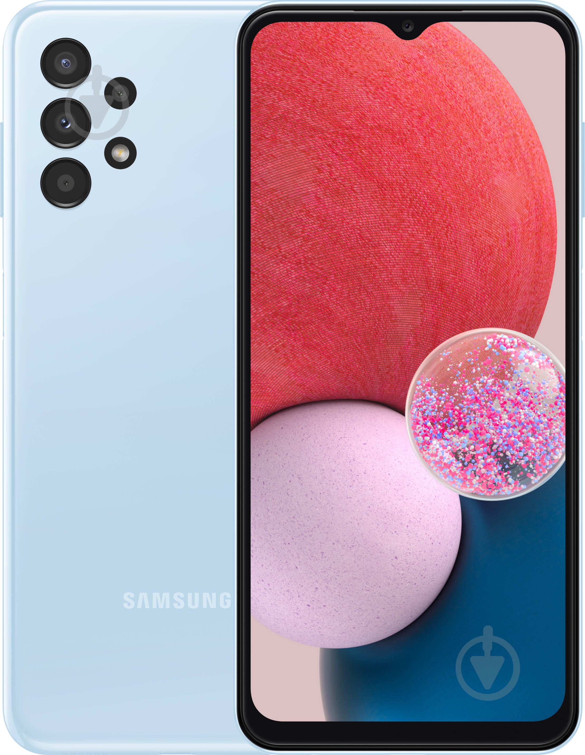 Смартфон Samsung Galaxy A13 4/128GB light blue (SM-A135FLBKSEK) - фото 1 Смартфон Samsung Galaxy A13 4/128GB light blue (SM-A135FLBKSEK) - фото 1