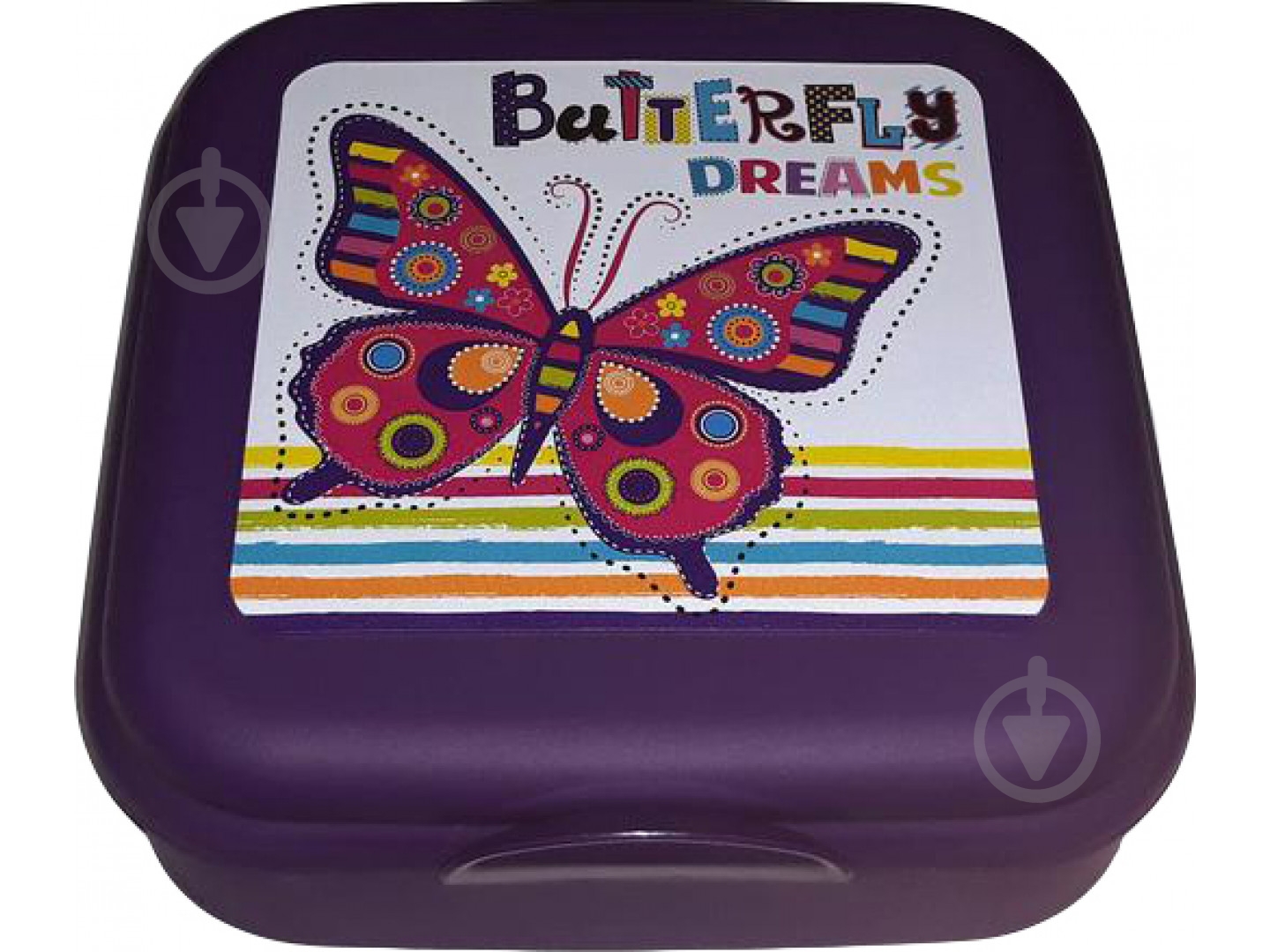 Ланч-бокс Herevin Batterfly 5х15х15 см (161457-001) - фото 1 Ланч-бокс Herevin Batterfly 5х15х15 см (161457-001) - фото 1