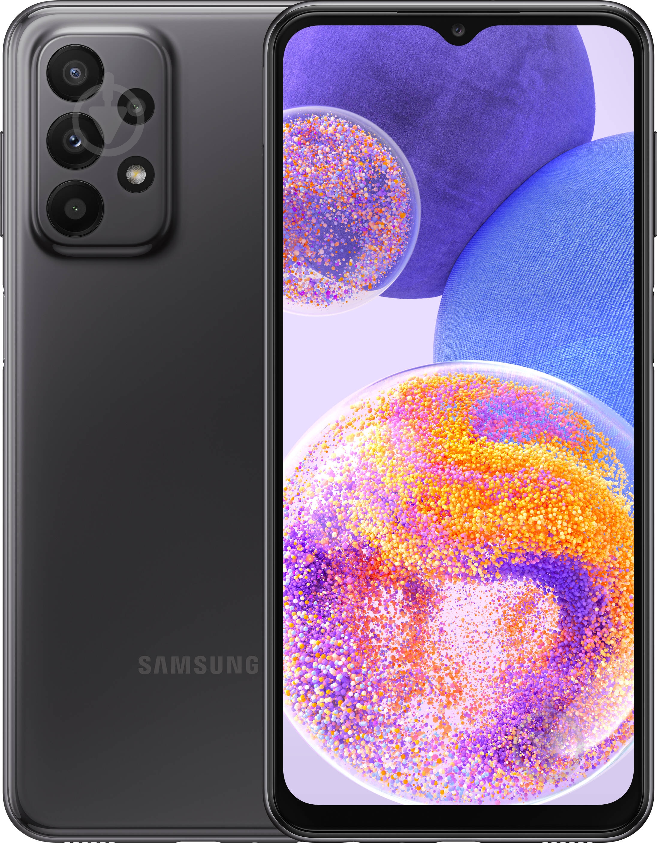 Смартфон Samsung Galaxy A23 4/64GB black (SM-A235FZKUSEK) - фото 1