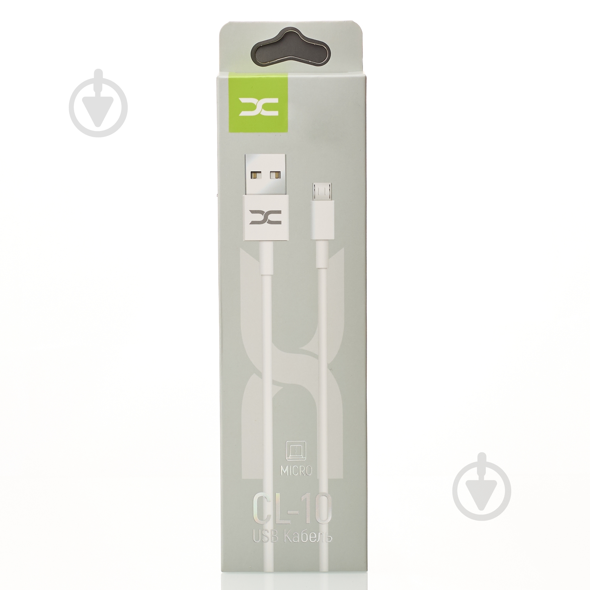 USB-кабель DC micro (CL-10) 2A 1 м белый (2000000326016) - фото 1 USB-кабель DC micro (CL-10) 2A 1 м белый (2000000326016) - фото 1