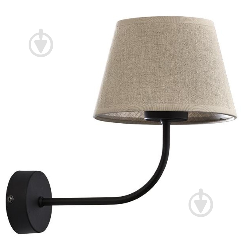 Бра TK Lighting Chicago 1PL-4186 1x15 Вт E27 черный лен - фото 1