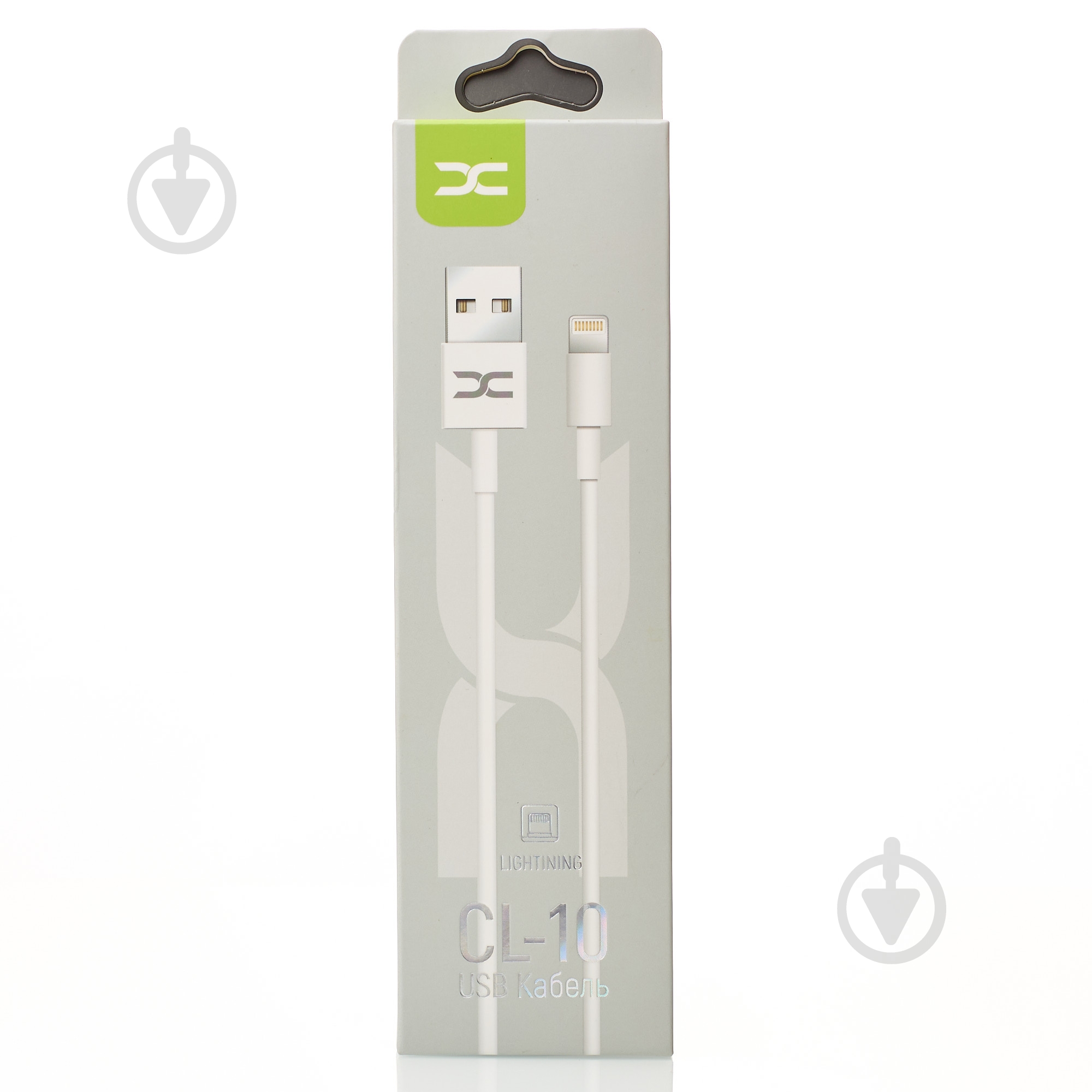 USB-кабель DC Lightning (CL-10) 2A 1 м белый (2000000326009) - фото 1 USB-кабель DC Lightning (CL-10) 2A 1 м белый (2000000326009) - фото 1