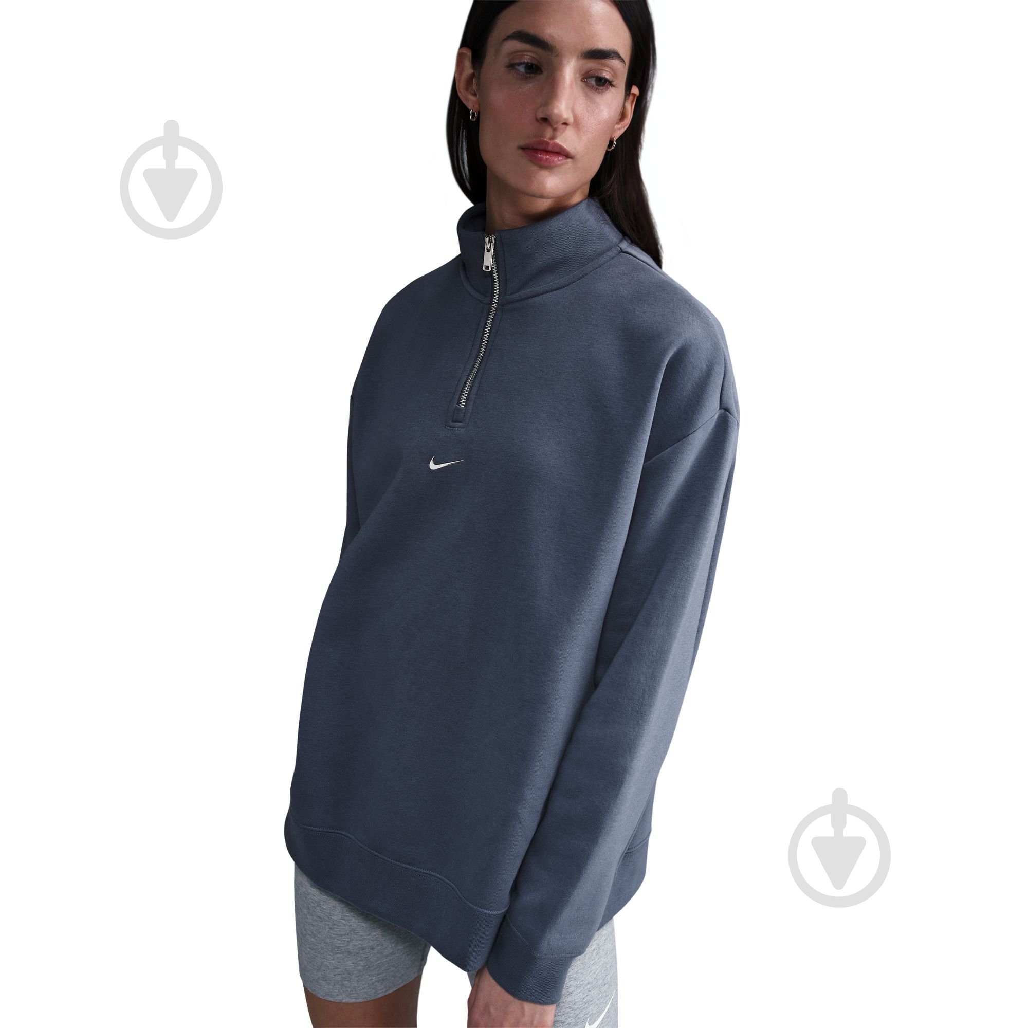 Джемпер W NSW FLC QZ GLS HV6071-491 р.L голубой - фото 4 Джемпер W NSW FLC QZ GLS HV6071-491 р.L голубой - фото 4