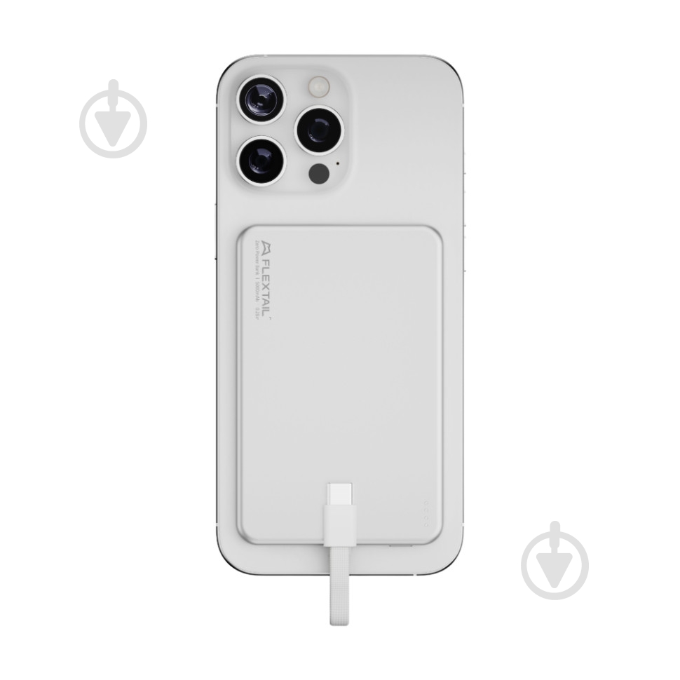 Повербанк Flextail Zero Power Metal 5000 mAh white (6975755966724) - фото 1