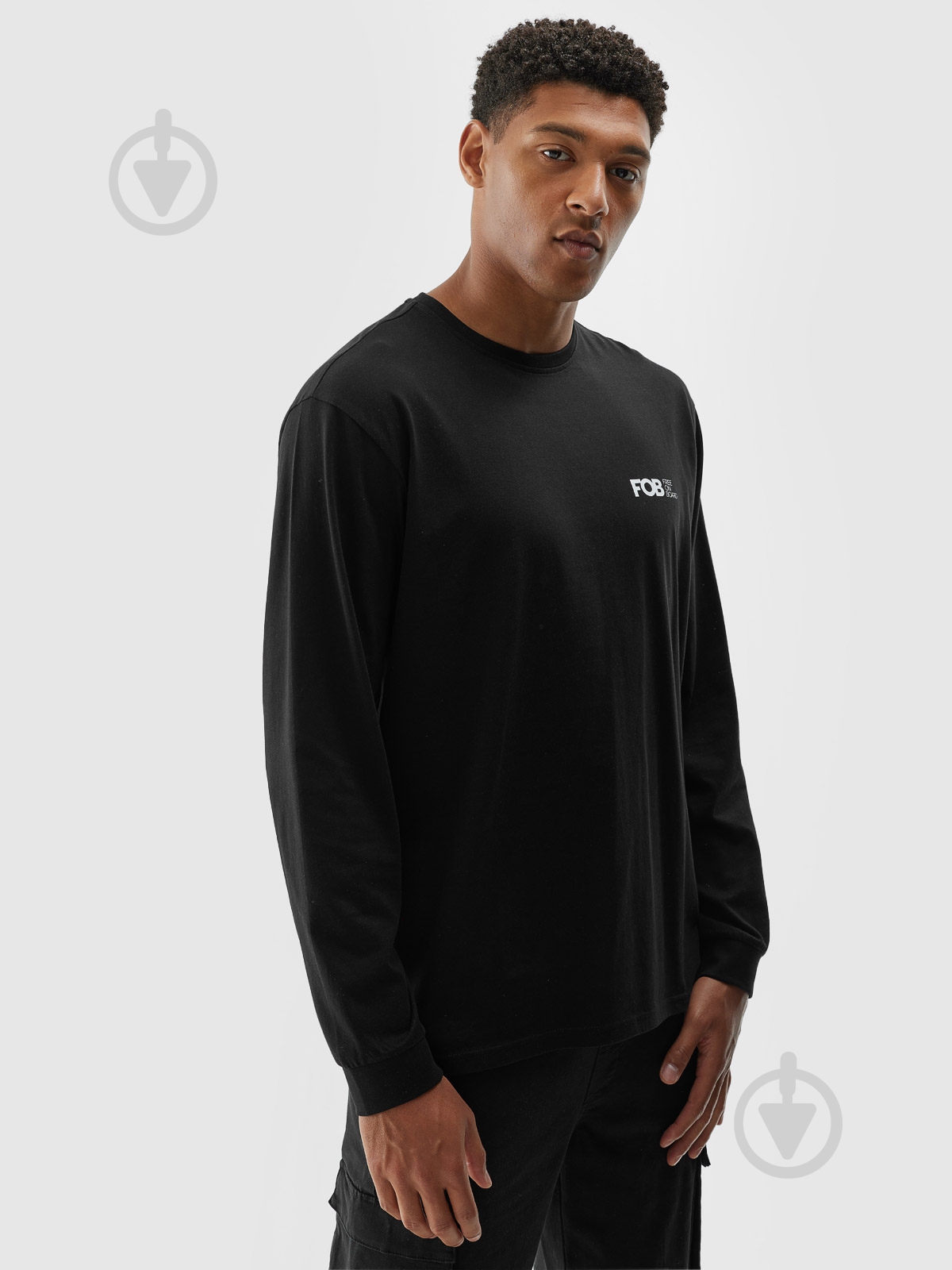 Футболка 4F LONGSLEEVE M315 4FWAW24TLONM315-20S р.L чорний - фото 1