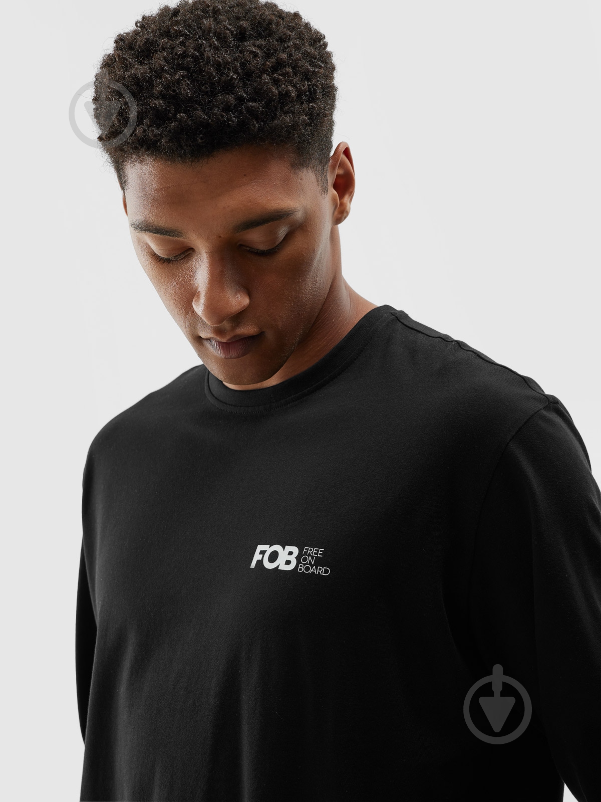 Футболка 4F LONGSLEEVE M315 4FWAW24TLONM315-20S р.L чорний - фото 3