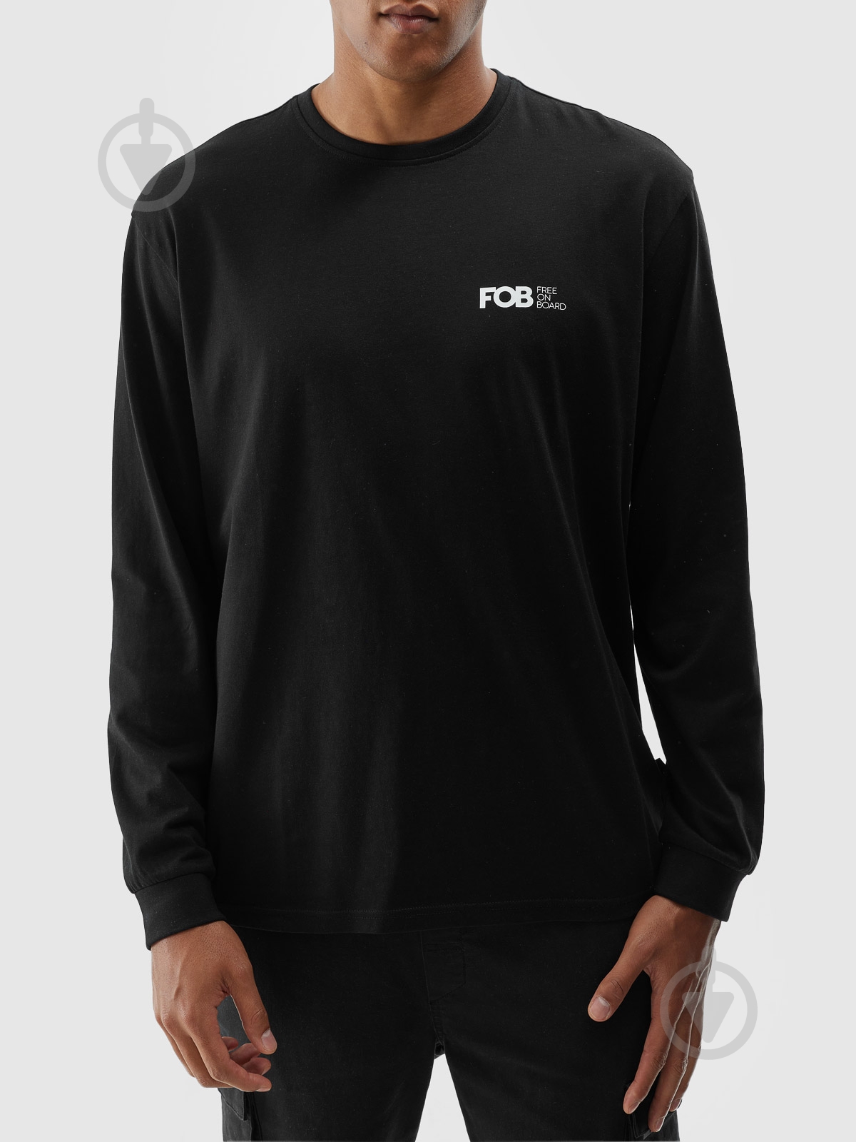 Футболка 4F LONGSLEEVE M315 4FWAW24TLONM315-20S р.L чорний - фото 5