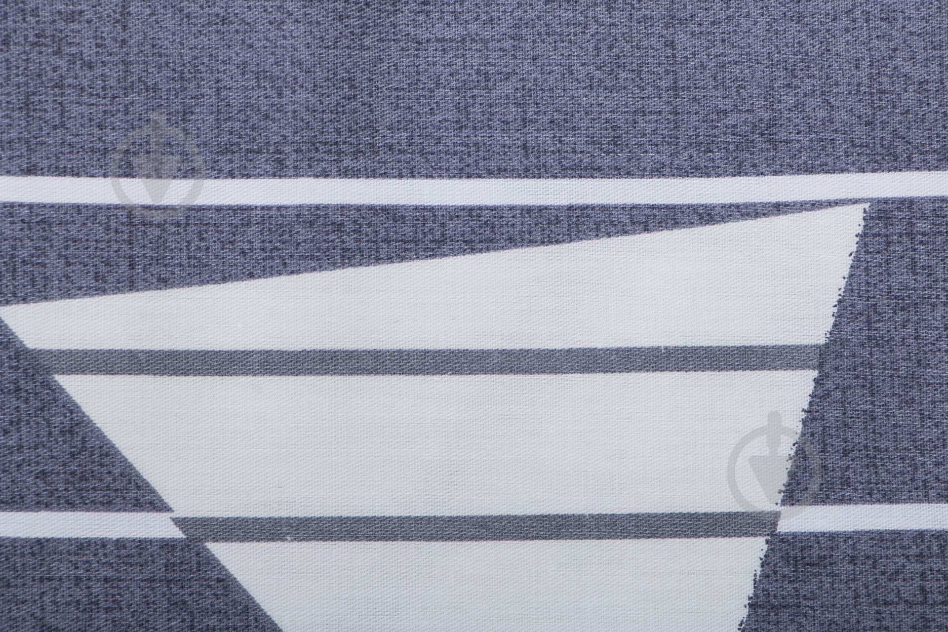 Комплект постельного белья Triangle 2,0 темно-серый Ibodo - фото 5