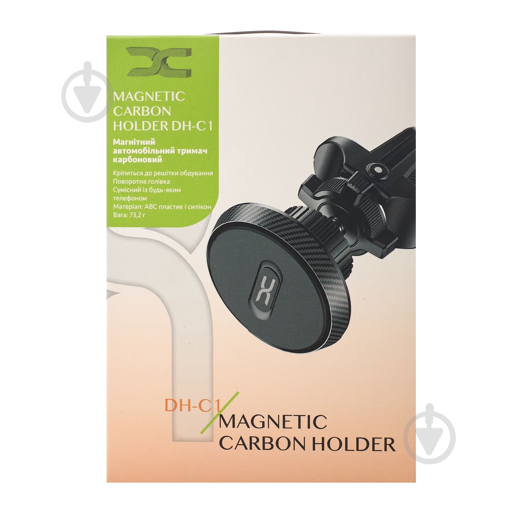 Автодержатель магнитный (DH-C1) Air Outlet DC черный - фото 3