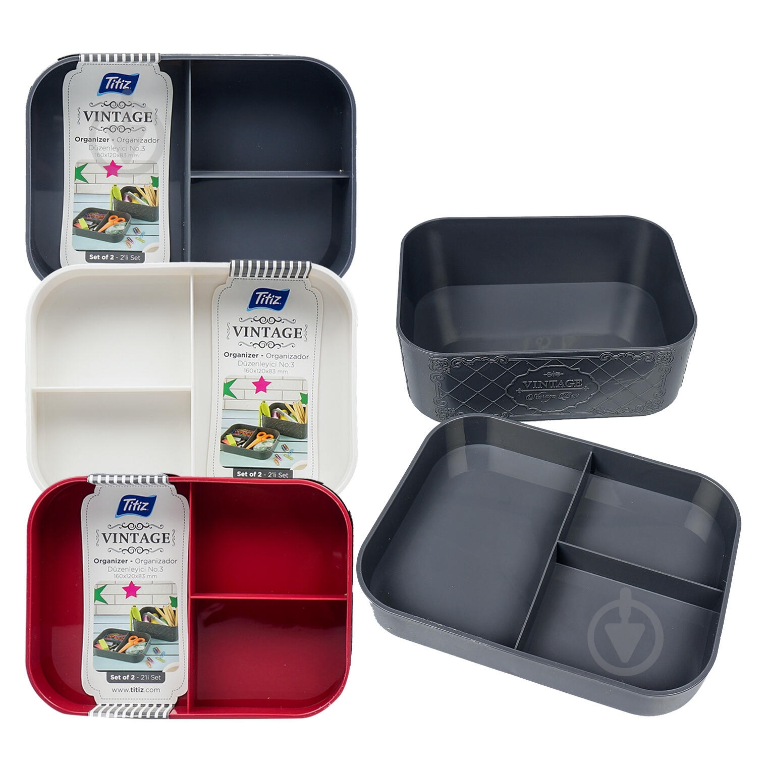Ланч-бокс Titiz Plastik TP-575 16x12x8 см - фото 1