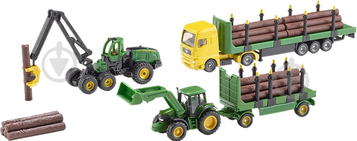 Игровой набор Siku 1:87 John Deere «В лесу» 1801 6000477 - фото 1