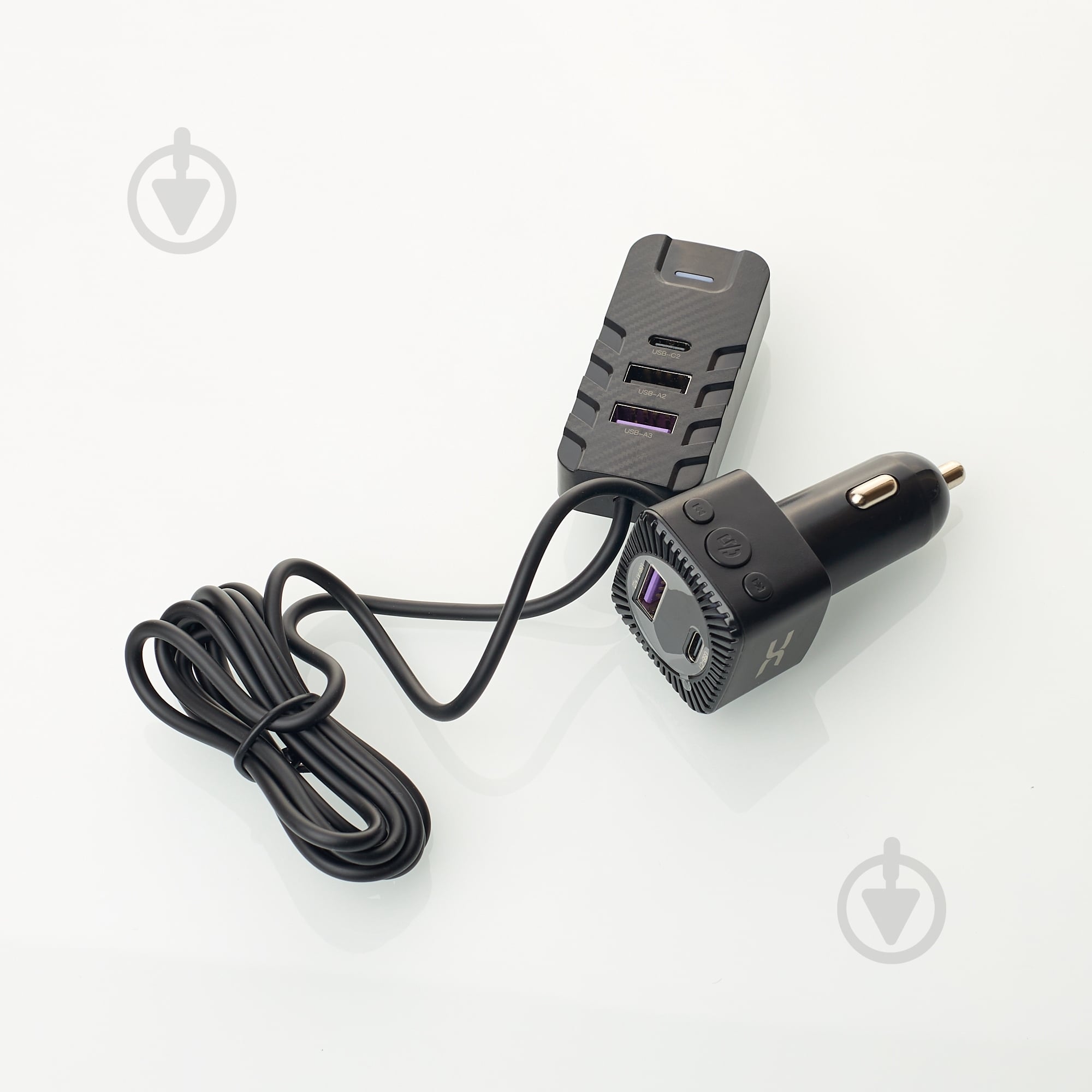 FM-модулятор DC TC-21 Bluetooth 5V/12V/24V/6.2A черный - фото 3