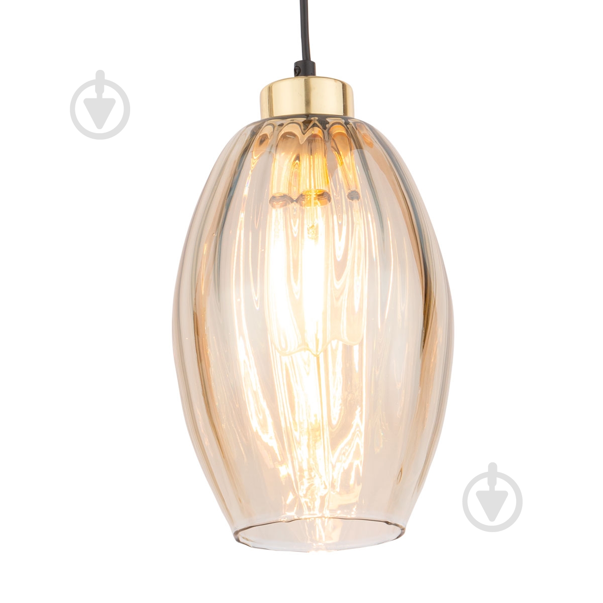 Підвіс TK Lighting Sebo 250 мм 1PL-4633 1x15 Вт E27 бурштиновий - фото 4