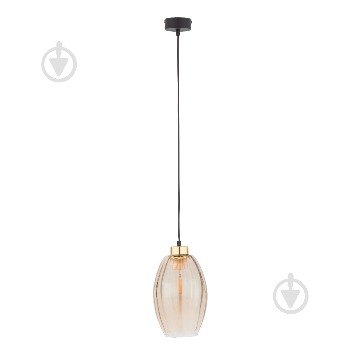 Підвіс TK Lighting Sebo 250 мм 1PL-4633 1x15 Вт E27 бурштиновий - фото 1