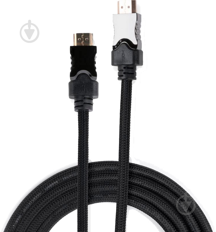 Кабель мультимедийный Vinga HDMI 5 м черный (HDMI03-5.0) - фото 3