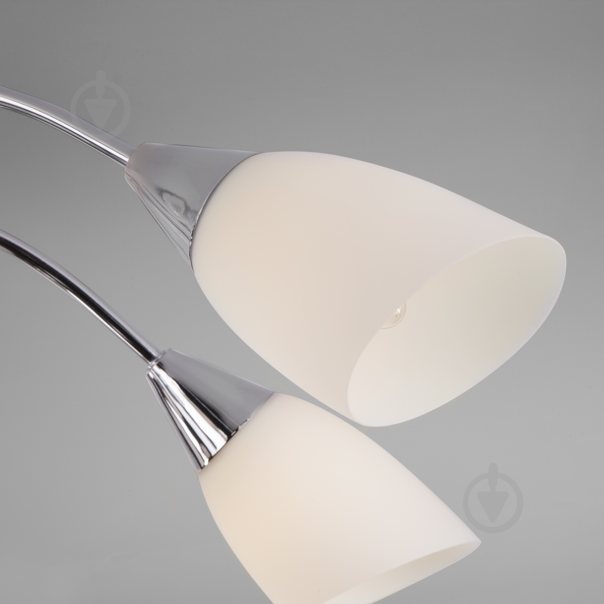 Люстра потолочная Strotskis Ellene 5x40 Вт E27 белый/хром 30149/5 - фото 2