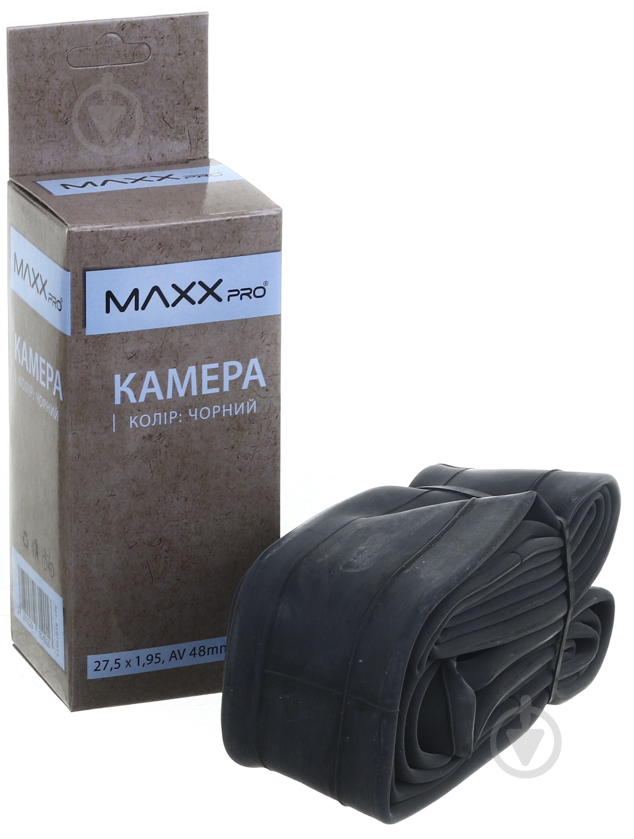 Камера MaxxPro 27,5X1.95/2.125 A/V 48mm чорний - фото 1