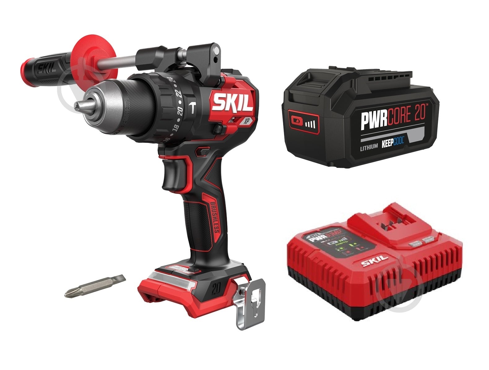Шуруповерт ударний акумуляторний skill XP CD1E3085CA+BC1E3111AA - фото 1