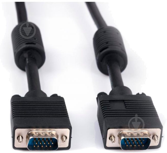 Кабель мультимедийный Vinga VGA 5 м черный (VGA03-5.0) - фото 2