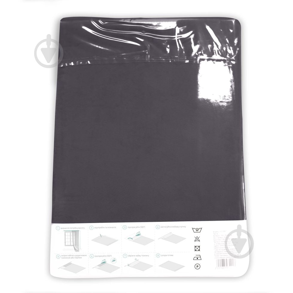 Штора VELOUR 150х275 графіт Decora textile - фото 4