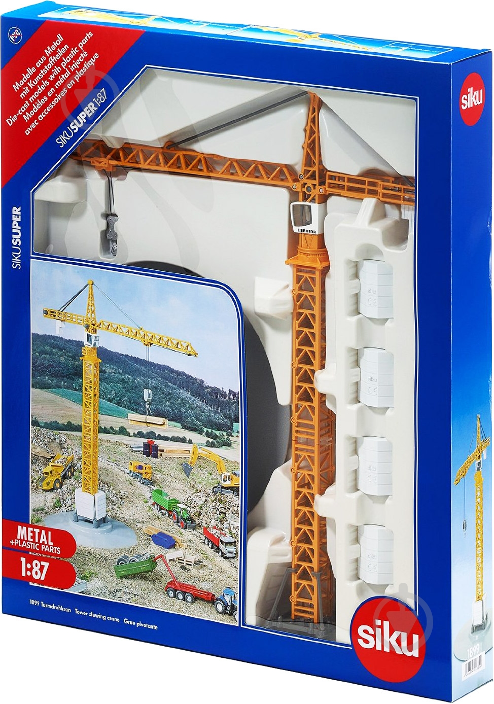 Модель Siku 1:87 Башенный кран 1899 6321963 - фото 2