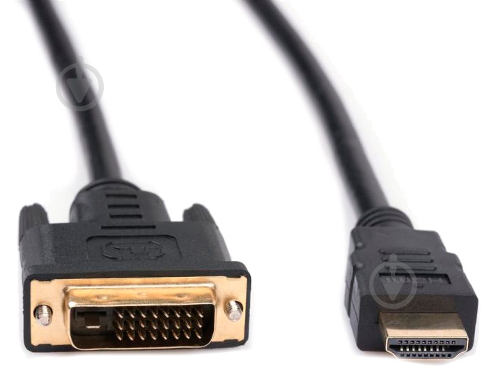 Кабель мультимедийный Vinga HDMI 3 м черный (HDMIDVI01-3.0) - фото 1