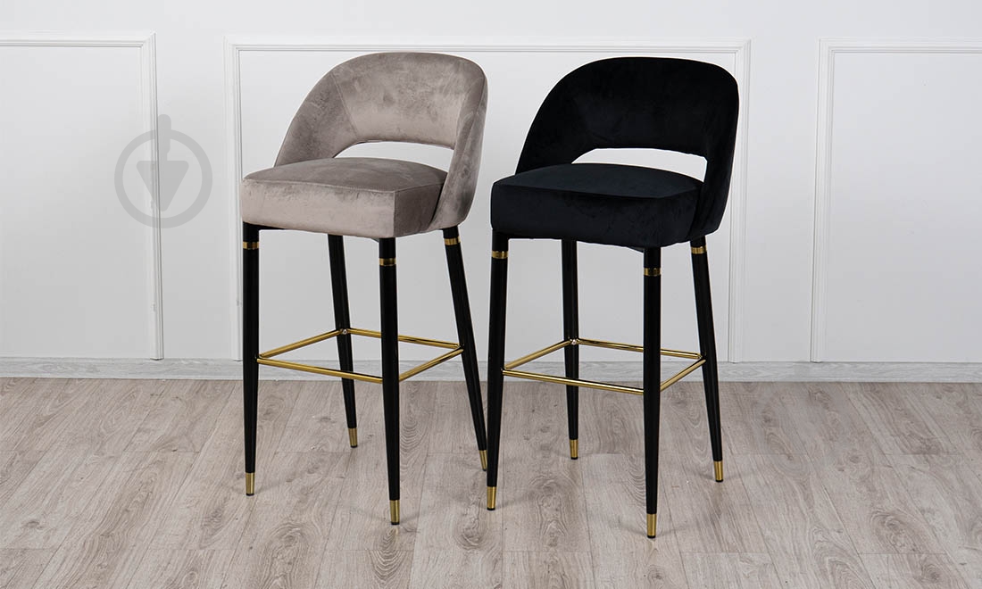 Стул барный Фостер B2370A черный - фото 6