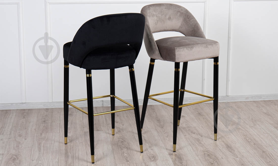 Стул барный Фостер B2370A черный - фото 7