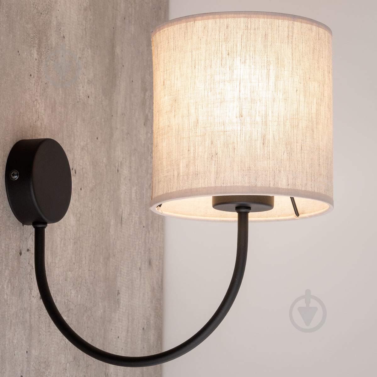 Бра TK Lighting Torens 1PL-4630 1x15 Вт E27 черный/серый - фото 5 Бра TK Lighting Torens 1PL-4630 1x15 Вт E27 черный/серый - фото 5