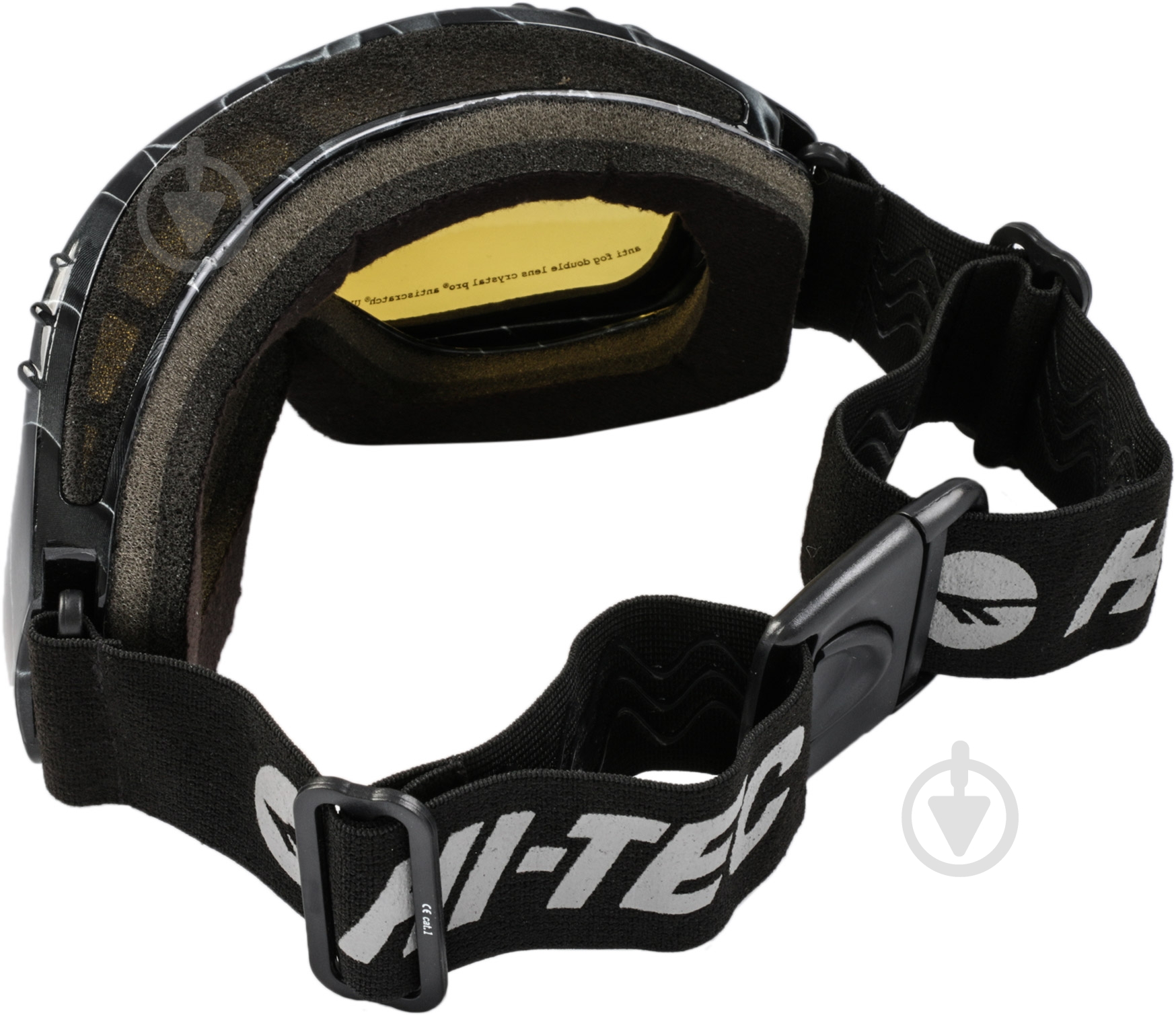Горнолыжная маска Hi-Tec Spider Spider one size Spider черный с желтым - фото 3