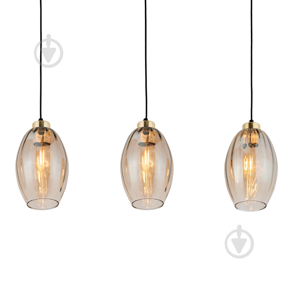 Подвес TK Lighting Sebo 250 мм 3PL-4635 3x15 Вт E27 янтарный - фото 3 Подвес TK Lighting Sebo 250 мм 3PL-4635 3x15 Вт E27 янтарный - фото 3