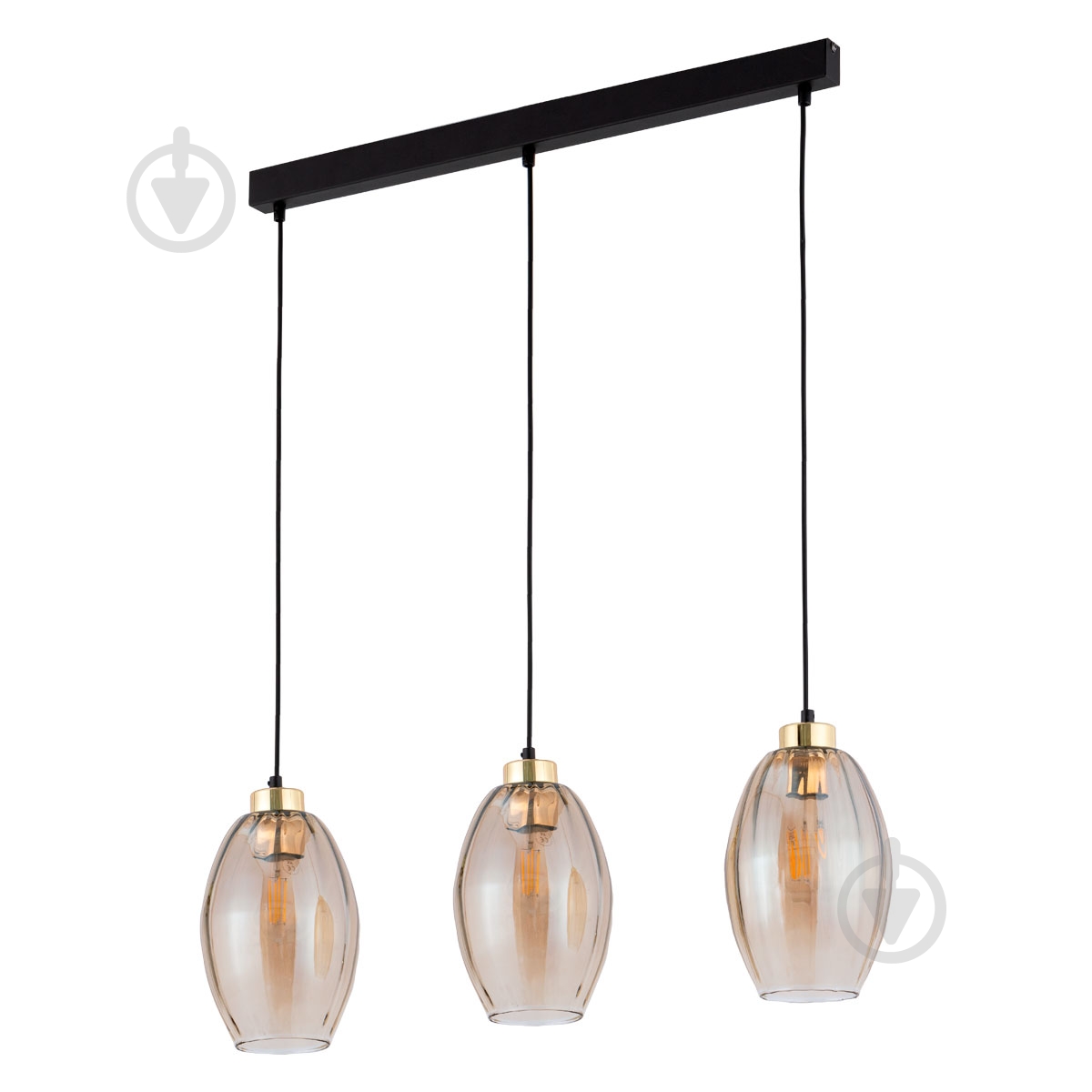 Подвес TK Lighting Sebo 250 мм 3PL-4635 3x15 Вт E27 янтарный - фото 1 Подвес TK Lighting Sebo 250 мм 3PL-4635 3x15 Вт E27 янтарный - фото 1