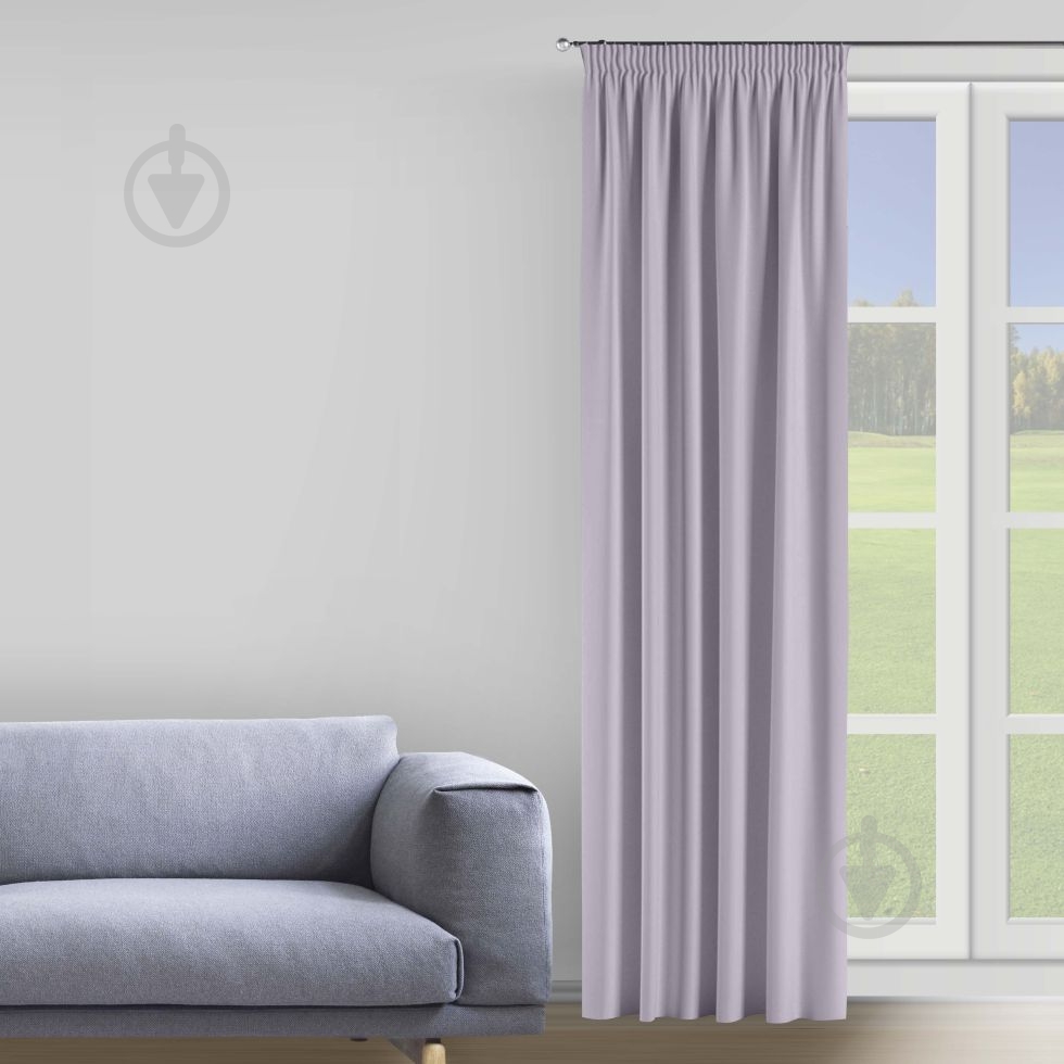 Штора VELOUR 150х275 сіро-блакитний Decora textile - фото 1 Штора VELOUR 150х275 сіро-блакитний Decora textile - фото 1