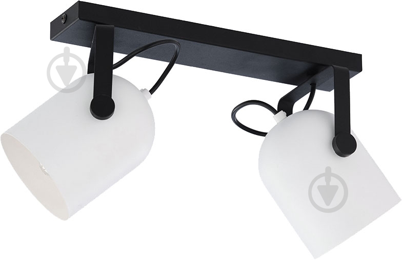 Спот TK Lighting Spectra 2x60 Вт Е27 черный/белый 3489 - фото 1