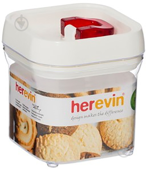 Емкость для сыпучих Herevin Red 1 л (161202-001) - фото 1