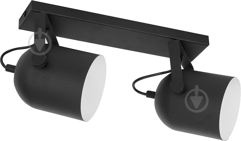 Спот TK Lighting Spectra 2x60 Вт Е27 черный/белый 2610 - фото 1